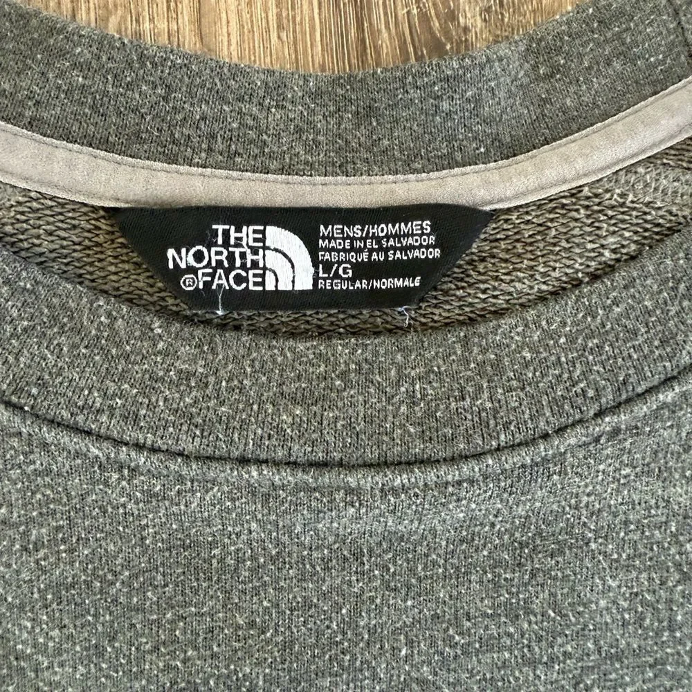 Grey Northface Crewneck Pullover